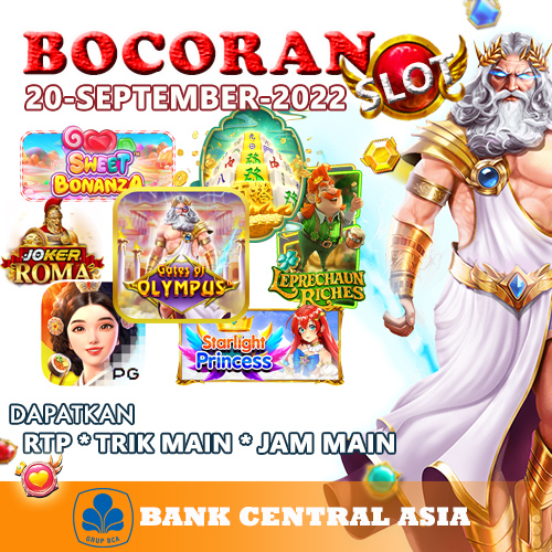 Bocoran Slot Jitu Bank BCA 20 September 2022