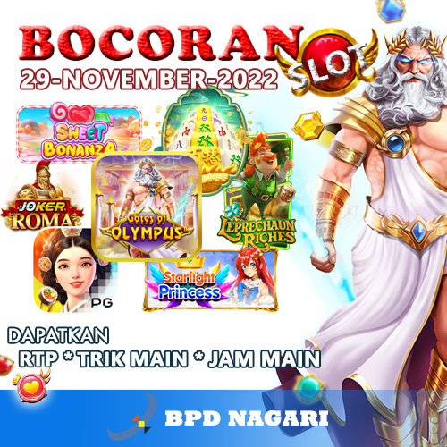 Bocoran Slot Live BPD Sumatera Barat 29 November 2022